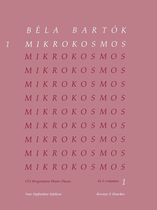 MIKROKOSMOS VOL 1 PINK NOS 1-36 PIANO