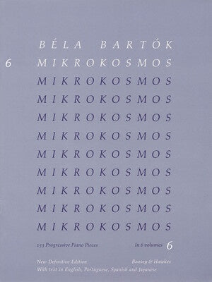 BARTOK - MIKROKOSMOS VOL 6 BLUE