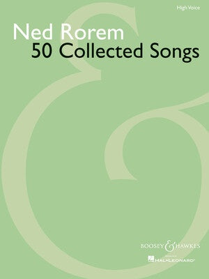 50 COLLECTED SONGS OF NED ROREM PV HIGH VOICE