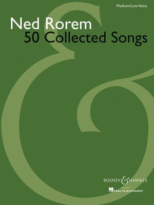 50 COLLECTED SONGS OF NED ROREM PV MED LOW