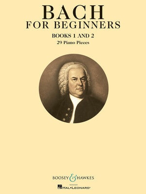 BACH FOR BEGINNERS BK 1 AND 2 29 PIANO PIECES