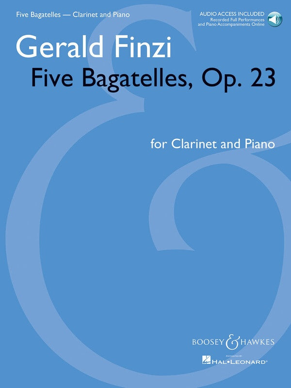 FINZI - 5 BAGATELLES OP 23 CLARINET/PIANO