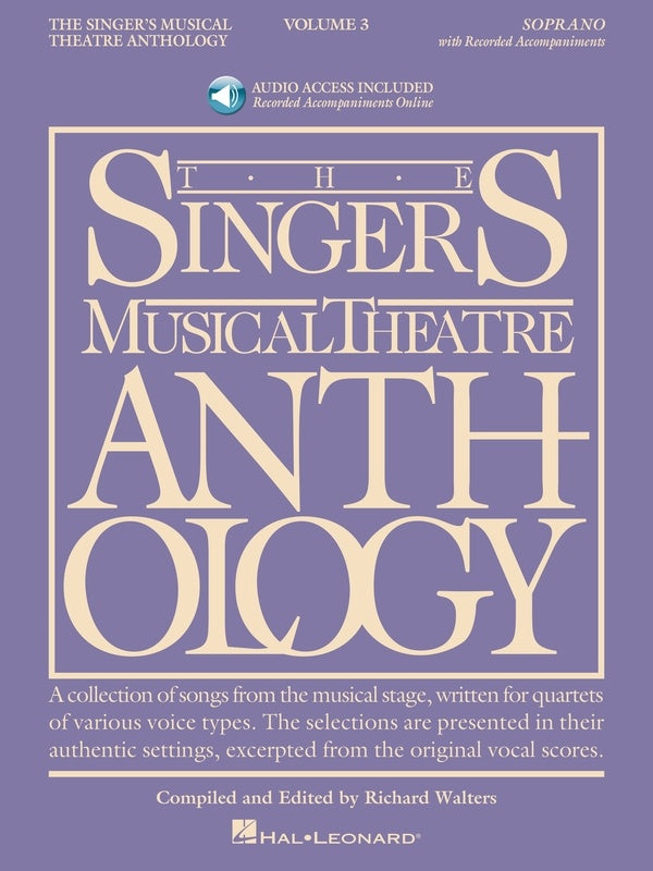 SINGERS MUSICAL THEATRE ANTH V3 SOPRANO BK/OLA