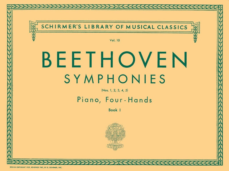 BEETHOVEN - SYMPHONIES BK 1 NO 1-5 PIANO DUET