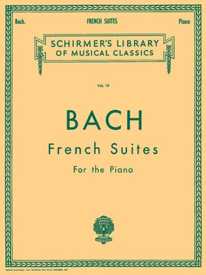 BACH - FRENCH SUITES FOR PIANO