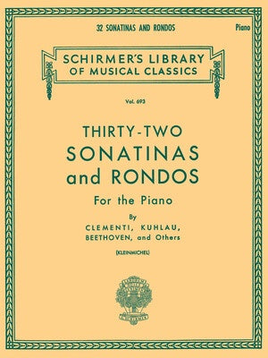 32 SONATINAS AND RONDOS FOR PIANO