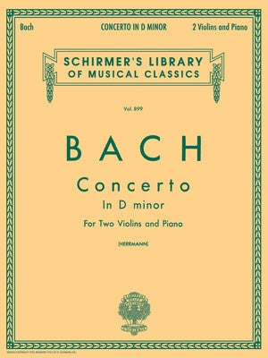 BACH - CONCERTO D MINOR FOR 2 VIOLINS/PIANO