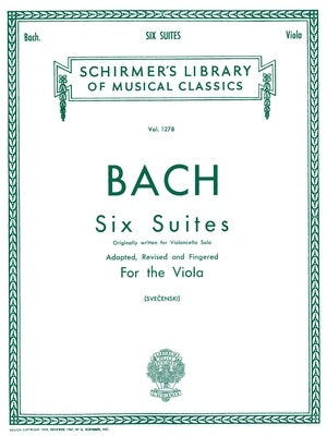 BACH - 6 SUITES FOR VIOLA
