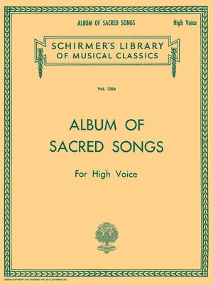 ALBUM OF SACRED SONGS FOR HIGH VOICE