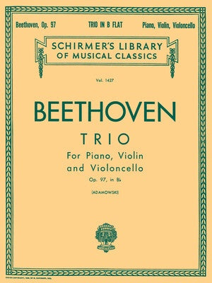 BEETHOVEN - PIANO TRIO B FLAT OP 97 ARCHDUKE SC/PTS