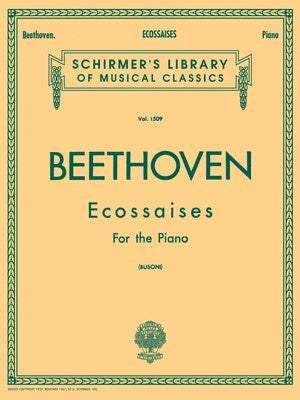 BEETHOVEN - ECOSSAISES FOR PIANO