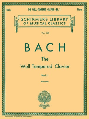 BACH WELL TEMP.CLAVIER 1 LIB.1759 PIANO