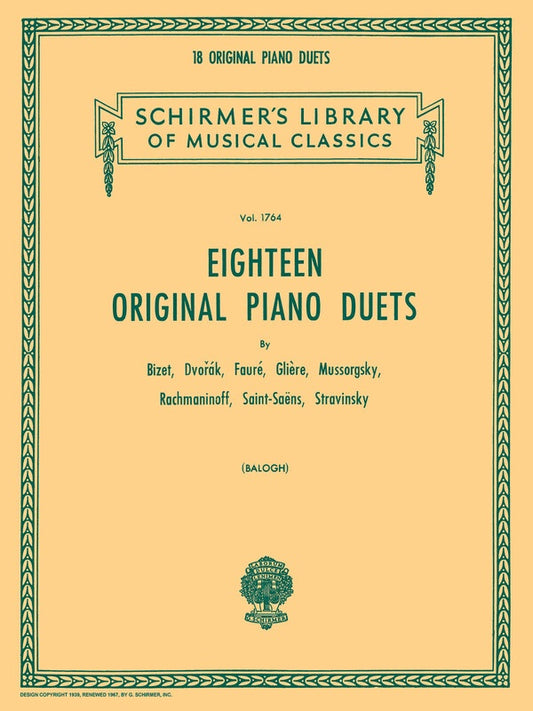 18 ORIGINAL PIANO DUETS