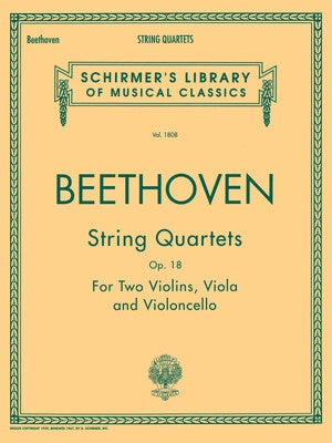 BEETHOVEN - STRING QUARTETS OP 18 NOS 1-6 PARTS