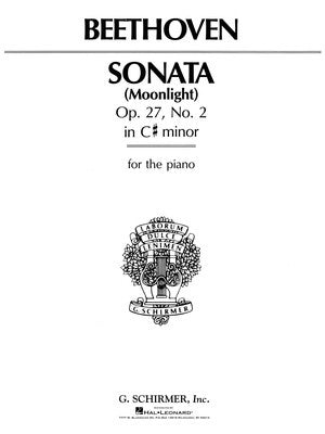 BEETHOVEN - SONATA OP 27 NO 2 PIANO MOONLIGHT