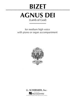 BIZET - AGNUS DEI MEDIUM HIGH VOICE IN E FLAT