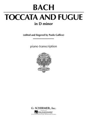 BACH - TOCCATA AND FUGUE D MINOR BWV565 PIANO