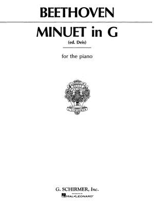 BEETHOVEN - MINUET IN G FOR PIANO