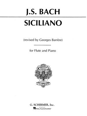 BACH - SICILIANO FOR FLUTE/PIANO