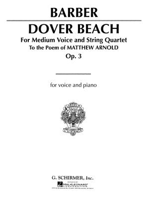 BARBER - DOVER BEACH MEDIUM VOICE/PIANO