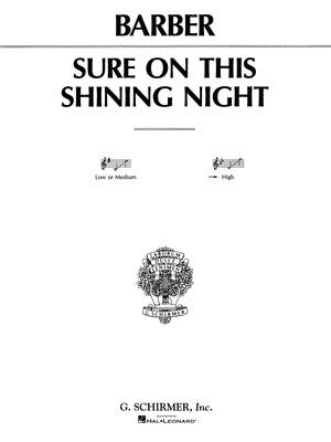 BARBER - SURE ON SHINING NIGHT HIGH VOICE