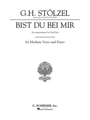 BACH - BIST DU BEI MIR MEDIUM VOICE