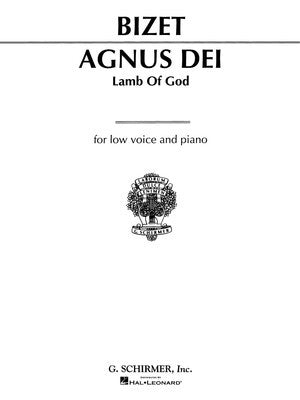 BIZET - AGNUS DEI (LAMB OF GOD) LOW VOICE/PIANO