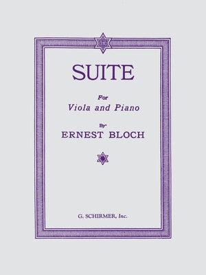 BLOCH - SUITE FOR VIOLA/PIANO