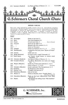 AVE MARIA (O ROSE OF SHARON) SATB/SOPRANO SOLO