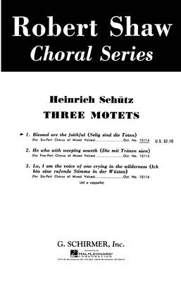 BLESSED ARE THE FAITHFUL (SELIG SIND DIE TOTEN) SSATTB/PIANO