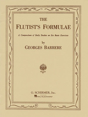 BARRERE - THE FLUTISTS FORMULAE