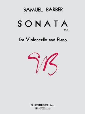 BARBER - SONATA OP 6 FOR CELLO/PIANO