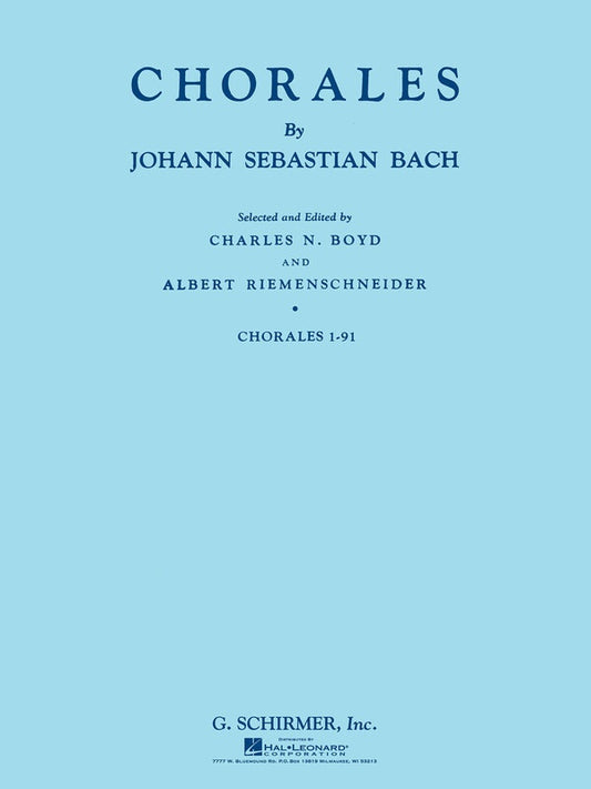 BACH - CHORALES NOS 1-91 PIANO