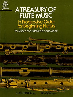 A TREASURY OF FLUTE MUSIC FLUTE/PIANO ED MOYSE