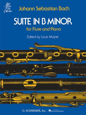 BACH - SUITE IN B MINOR FOR FLUTE/PIANO