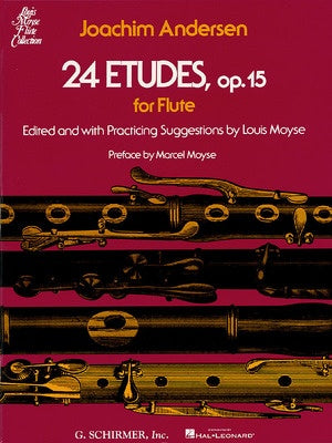 ANDERSEN - 24 ETUDES OP 15 FOR FLUTE