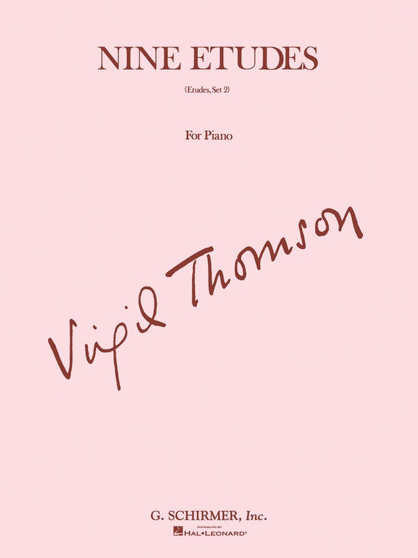 THOMSON - 9 ETUDES SET 2 FOR PIANO