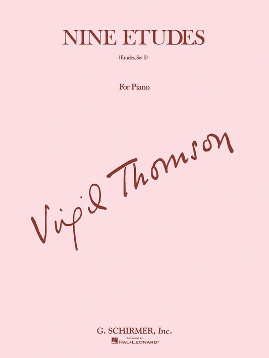 THOMSON - 9 ETUDES SET 2 FOR PIANO