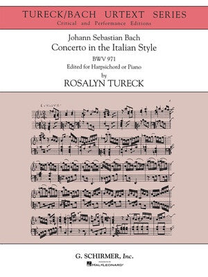 BACH - ITALIAN CONCERTO PIANO ED TURECK