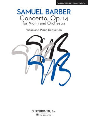 BARBER - CONCERTO OP 14 FOR VIOLIN/PIANO