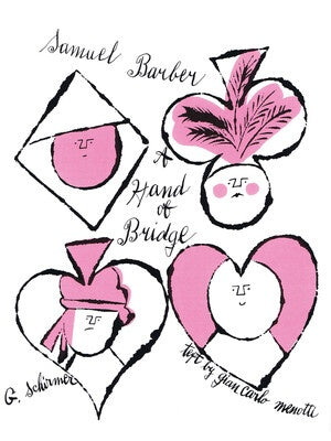 BARBER - A HAND OF BRIDGE VOCAL SCORE