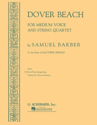 BARBER - DOVER BEACH STRING QUARTET PARTS