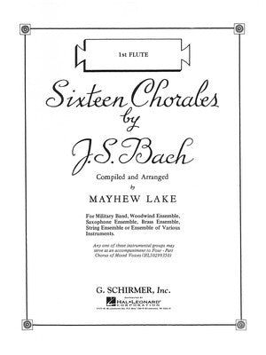 BACH - 16 CHORALES FLUTE 1 PART