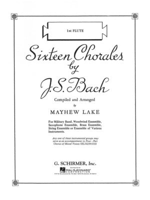 BACH - 16 CHORALES CLARINET 1 PART