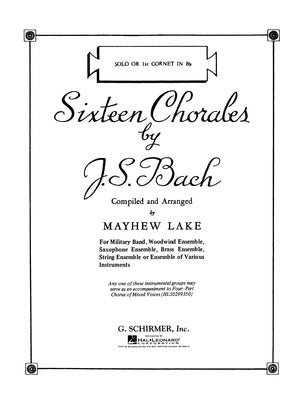 BACH - 16 CHORALES TRUMPET 1 PART