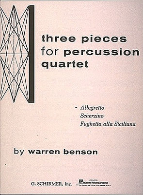 BENSON - ALLEGRETTO PERCUSSION QUARTET SC/PTS