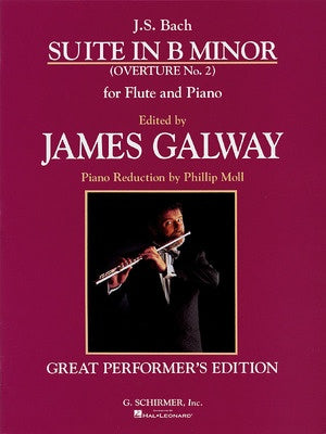 BACH - SUITE IN B MINOR FLUTE/PIANO ED GALWAY