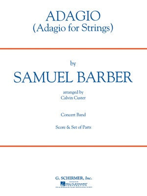 BARBER - ADAGIO CONCERT BAND SC/PTS