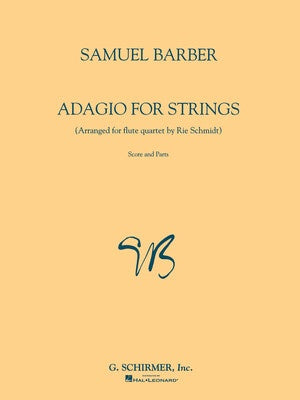 BARBER - ADAGIO FOR STRINGS FLUTE QUARTET SC/PTS