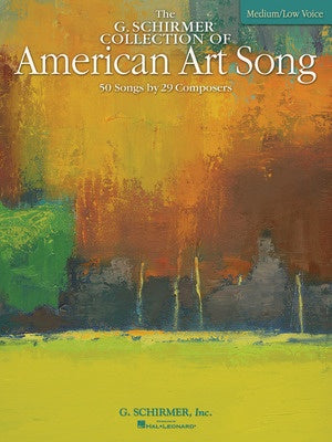 AMERICAN ART SONG COLLECTION MEDIUM/LOW VOICE/PIANO